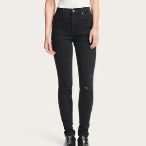 Frye’s Melissa Skinny Jean Black Midnight Destroy